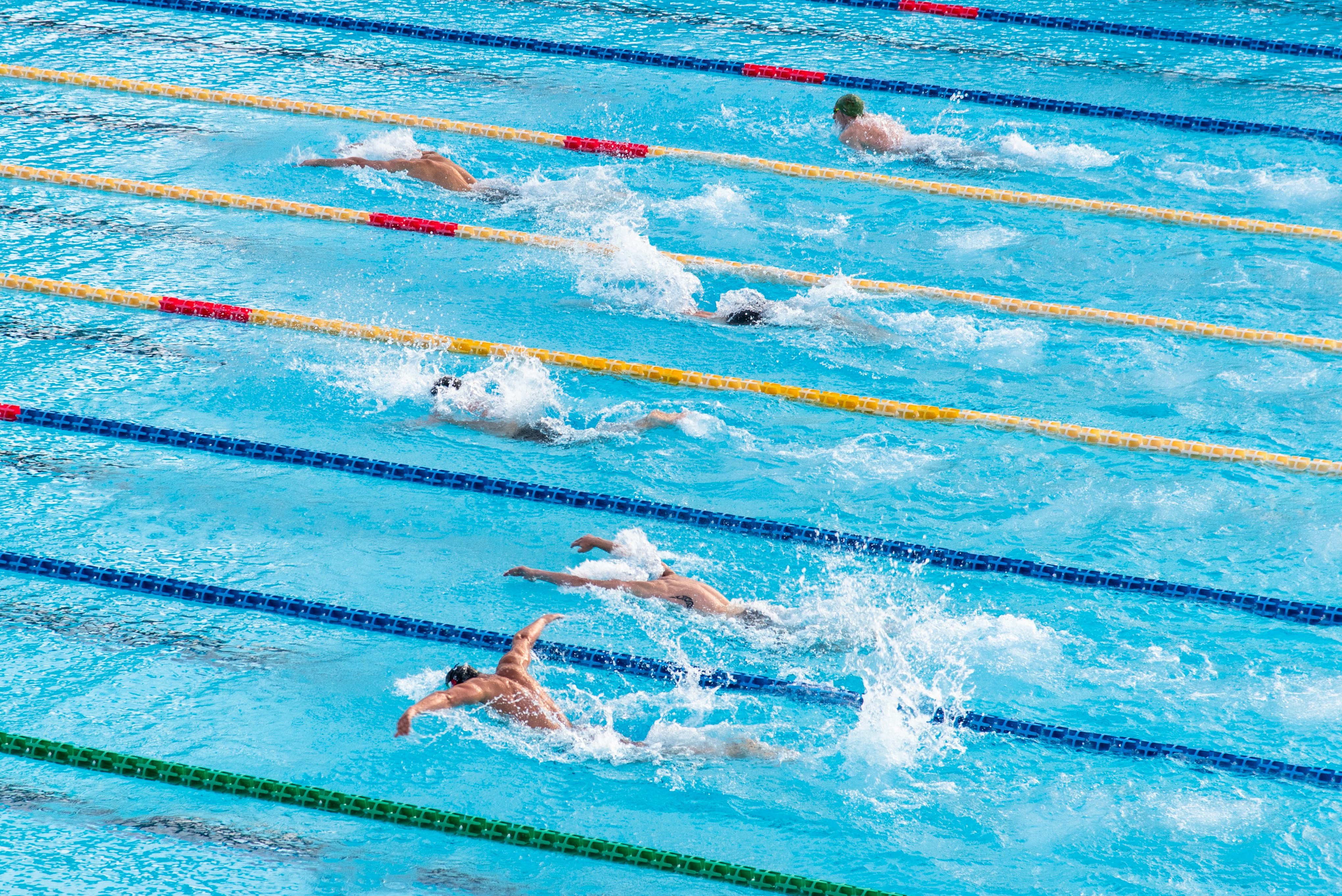 Swimming athletes
